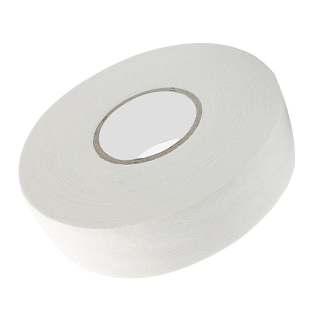 Roll Adhesive Ice Hockey Tape Cotton Cloth Stick Handle  White