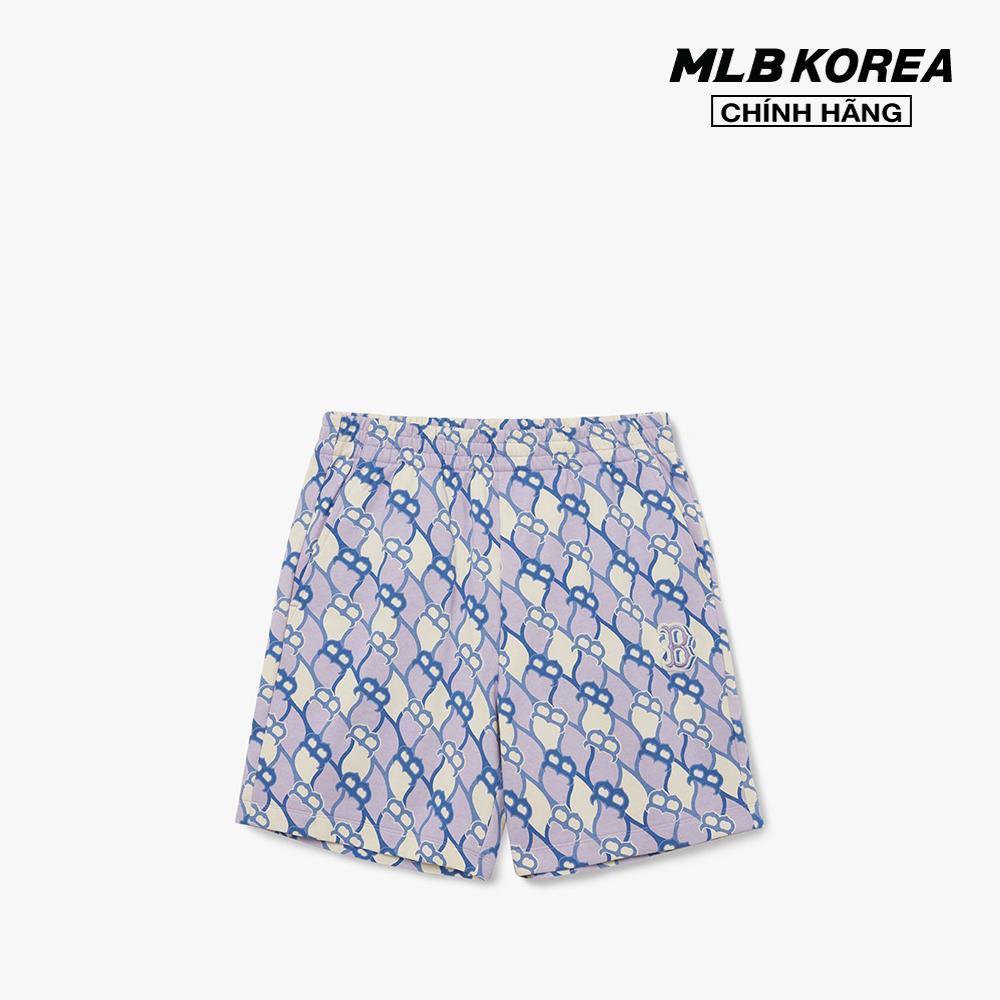 MLB - Quần shorts unisex ống rộng Argyle Monogram Pattern 5 3ASPM0333-43CRS