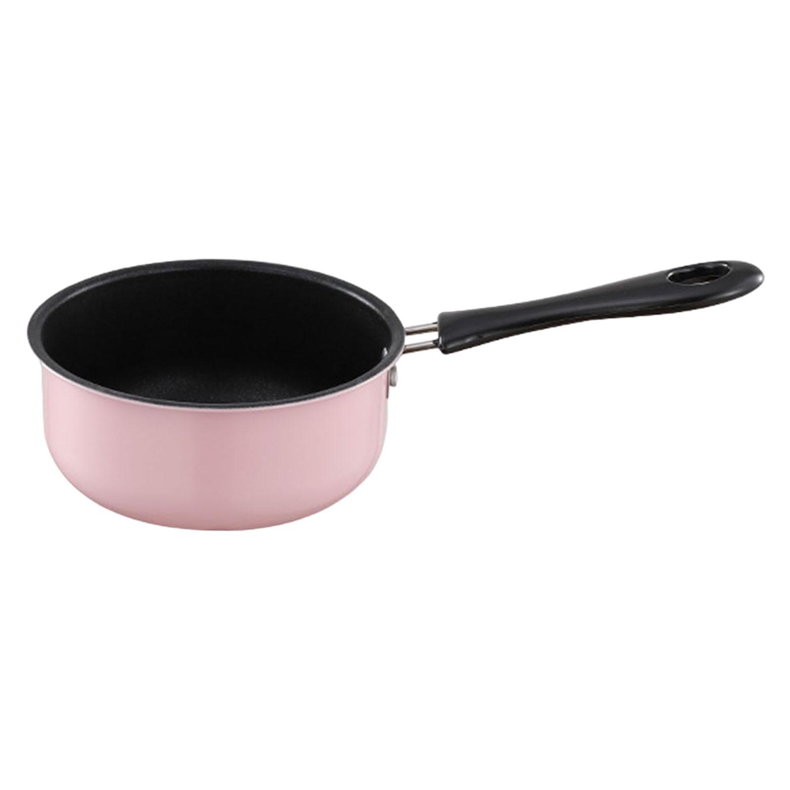 Small Saucepan Mini Soup Pot Cookware with Long Handle for RV Kitchen