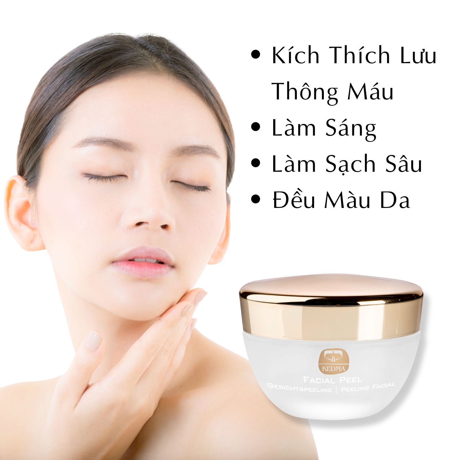 Gel Tẩy Tế Bào Chết Facial Peel Kedma 50ml