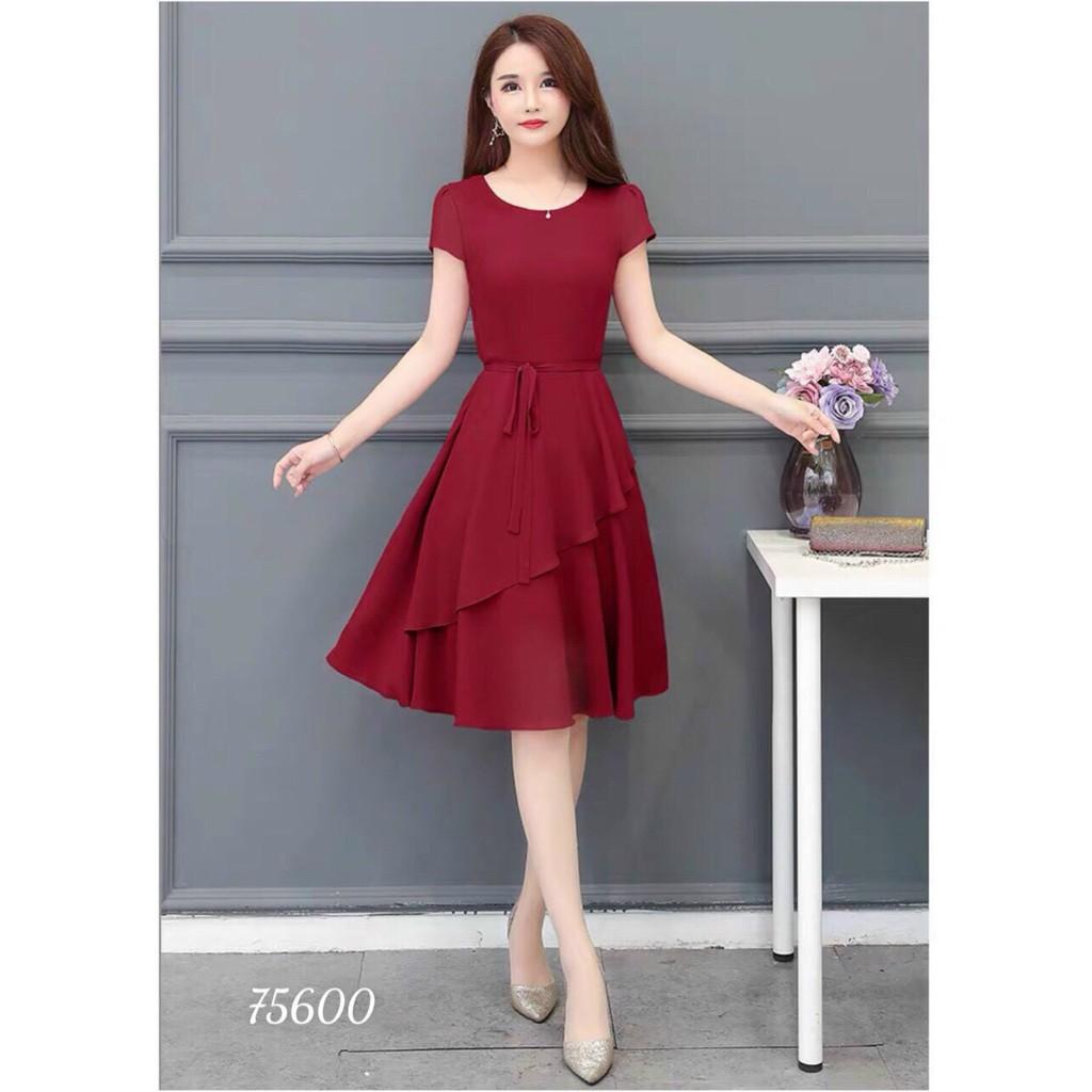 ĐẦM XÒE VOAN CHIFON NỮ CỰC SANG TRỌNG DÀNH CHO CÁC QUÝ CÔ KME FASHION