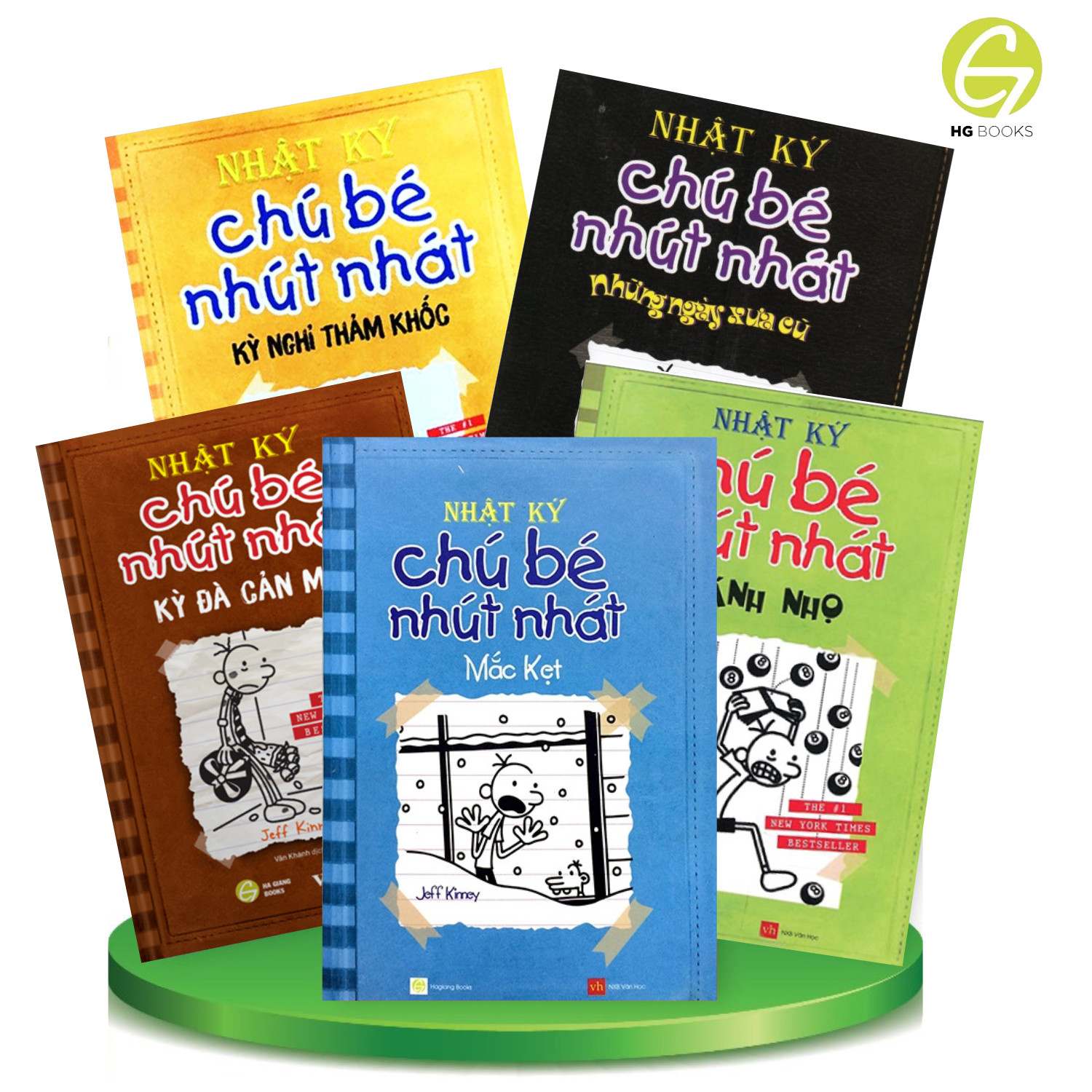 Bộ 5 Tập 6 - 10 Nhật Ký Chú Bé Nhút Nhát Bản Tiếng Việt - Diary Of A Wimpy Kid, Truyện Tranh Thiếu Nhi Bán Chạy Trên Toàn Thế Giới