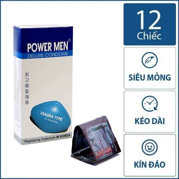 Bcs Mỏng Trơn Kéo Dài Thời Gian Quan Hệ Power Men Viagra Type - Hàng Chính Hãng 100% - Che Tên Sản Phẩm