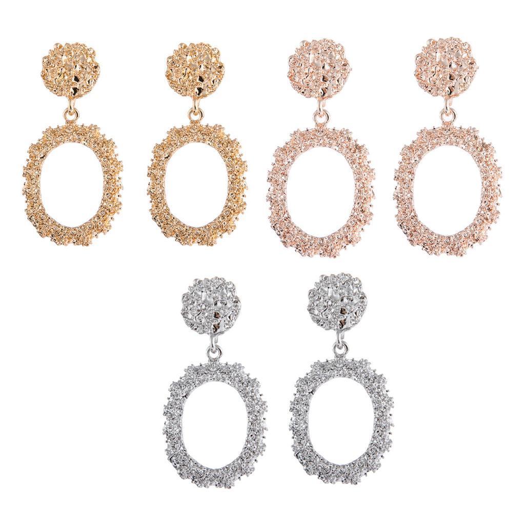 Dangle Earrings Metal Drop Earrings Bohemian Hoop Earrings Jewelry Golden