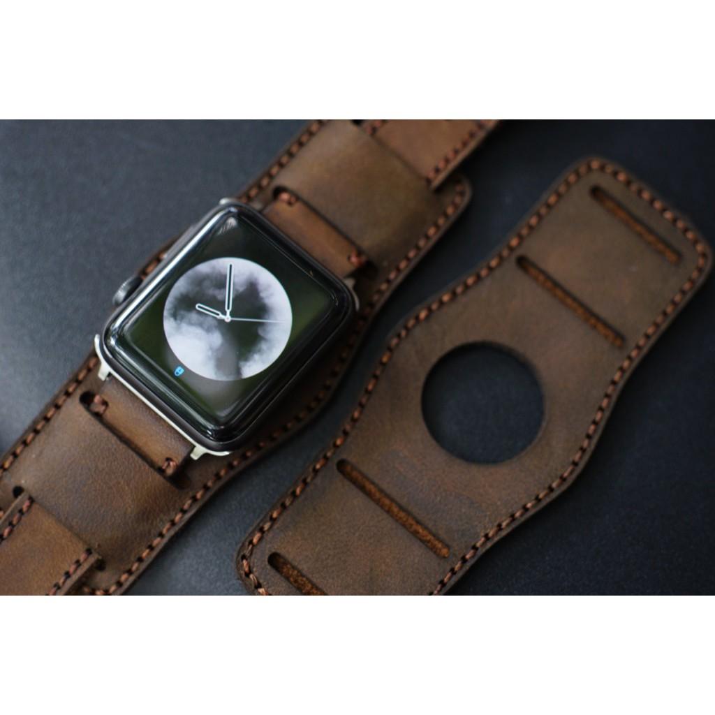 Dây đồng hồ da bò RAM bundstrap b2 cho apple watch cực đẹp