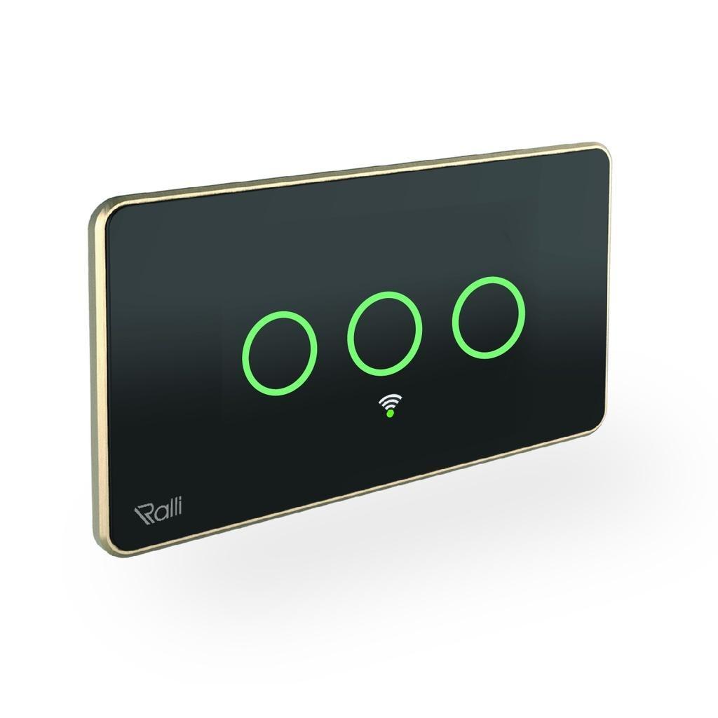 Công tắc cảm ứng thông minh Rạng Đông Kết nối Wifi Điều khiển và hẹn giờ qua điện thoại  CTCU.WF CN - 4 nút bấm