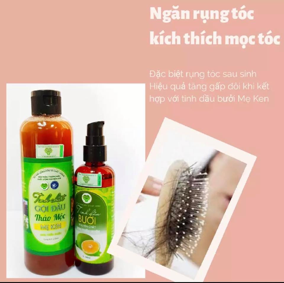 TINH CHẤT GỘI ĐẦU THẢO MỘC MẸ KEN - Chai 250ML MẪU MỚI