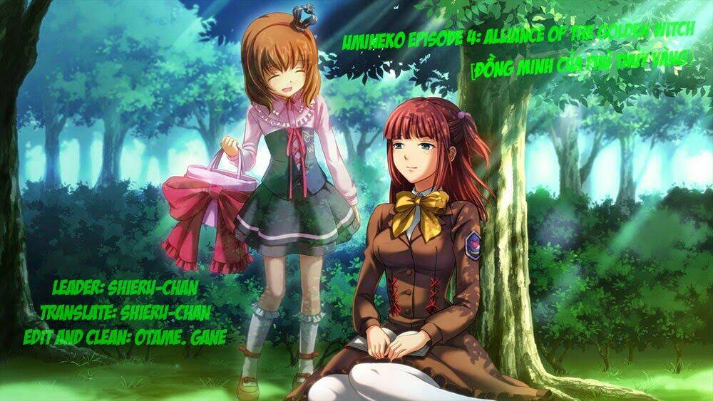 umineko no naku koro ni episode 4: alliance of the golden witch chapter 1 1