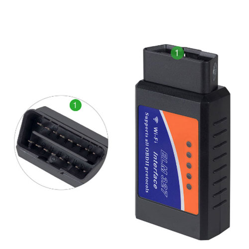 Đầu Đọc Lỗi Ô Tô  WIFI ELM327 OBD2 Kèm Đĩa