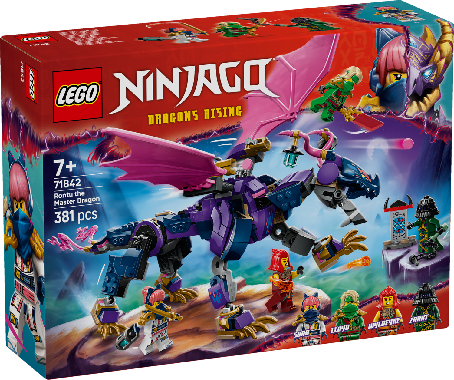 Đồ Chơi Lắp Ráp Rồng Bậc Thầy Rontu - Lego Ninjago 71842 (381 Mảnh Ghép)
