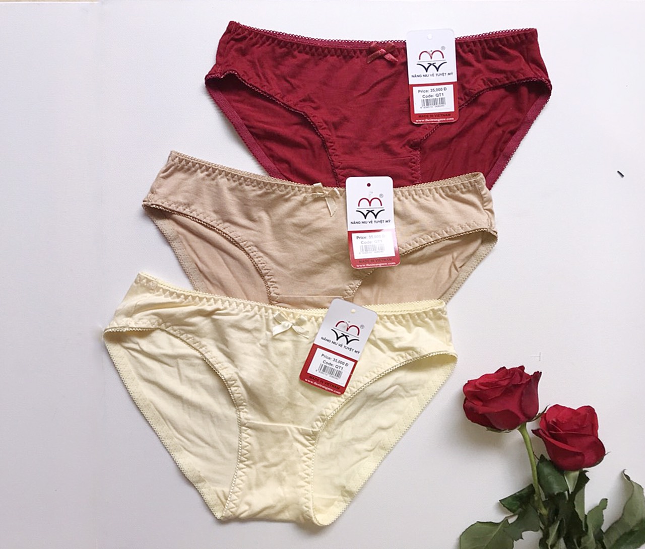 COMBO 5 QUẦN MW COTTON TRƠN -SIZE M
