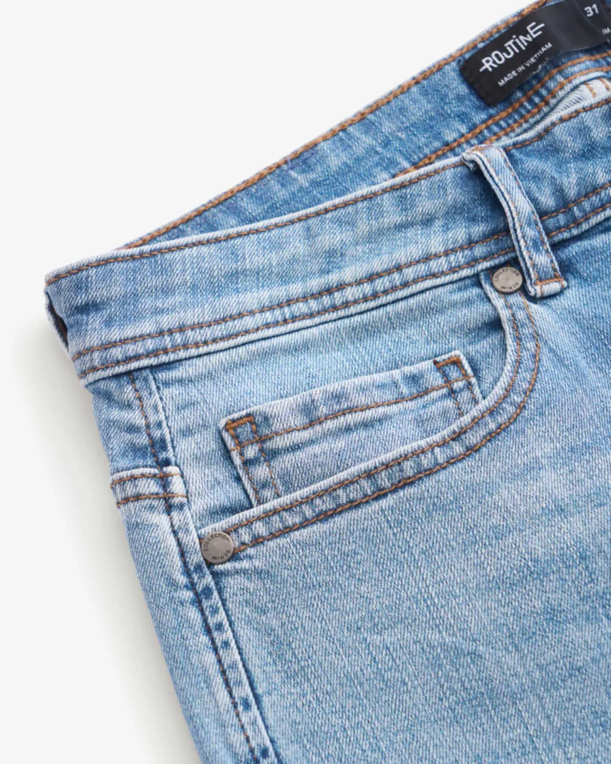 Quần jeans nam. Slim - RT 10F24DPA025 | ROUTINE CÀ MAU