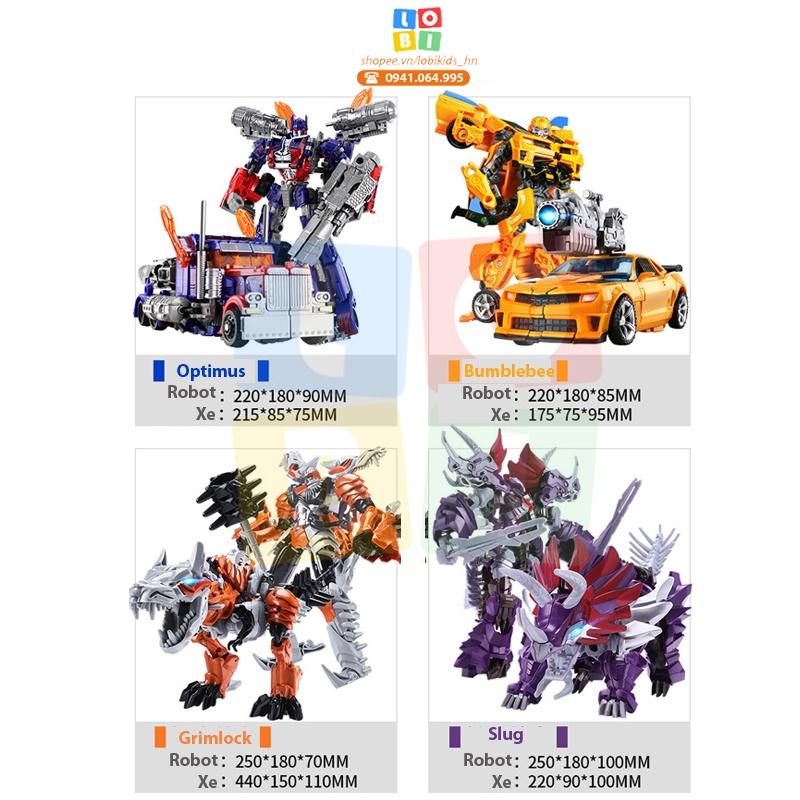 Đồ chơi ô tô mô hình  Optimus Prime/Bumblebee/Grimlock/Slug - TRANSFORMER biến hình Robot