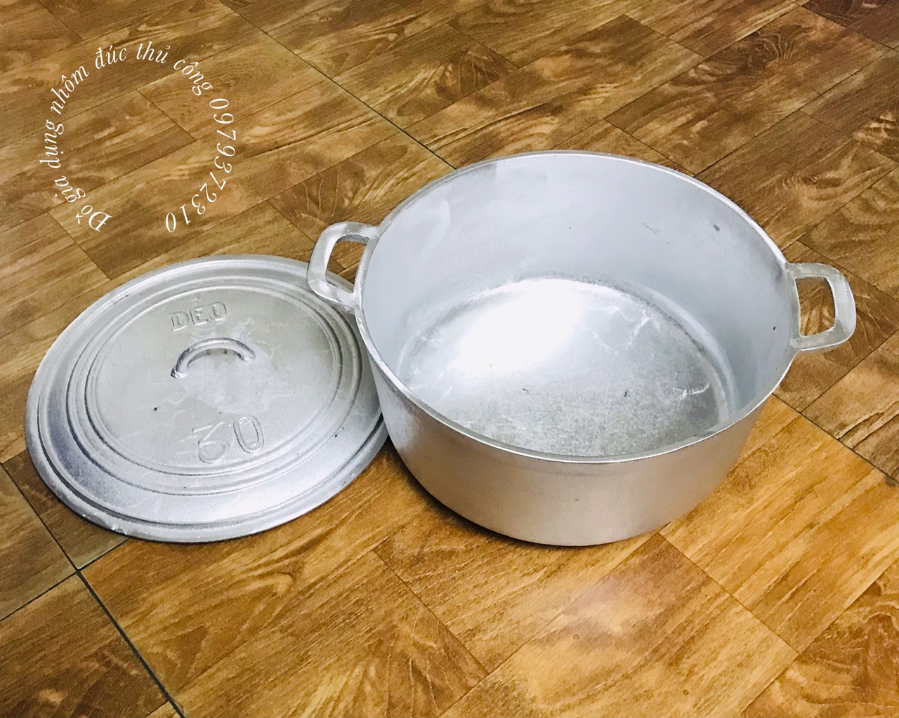 NỒI GANG ĐÚC THỦ CÔNG LÀNG NGHỀ SỐ 30 ( ĐK 30CM )