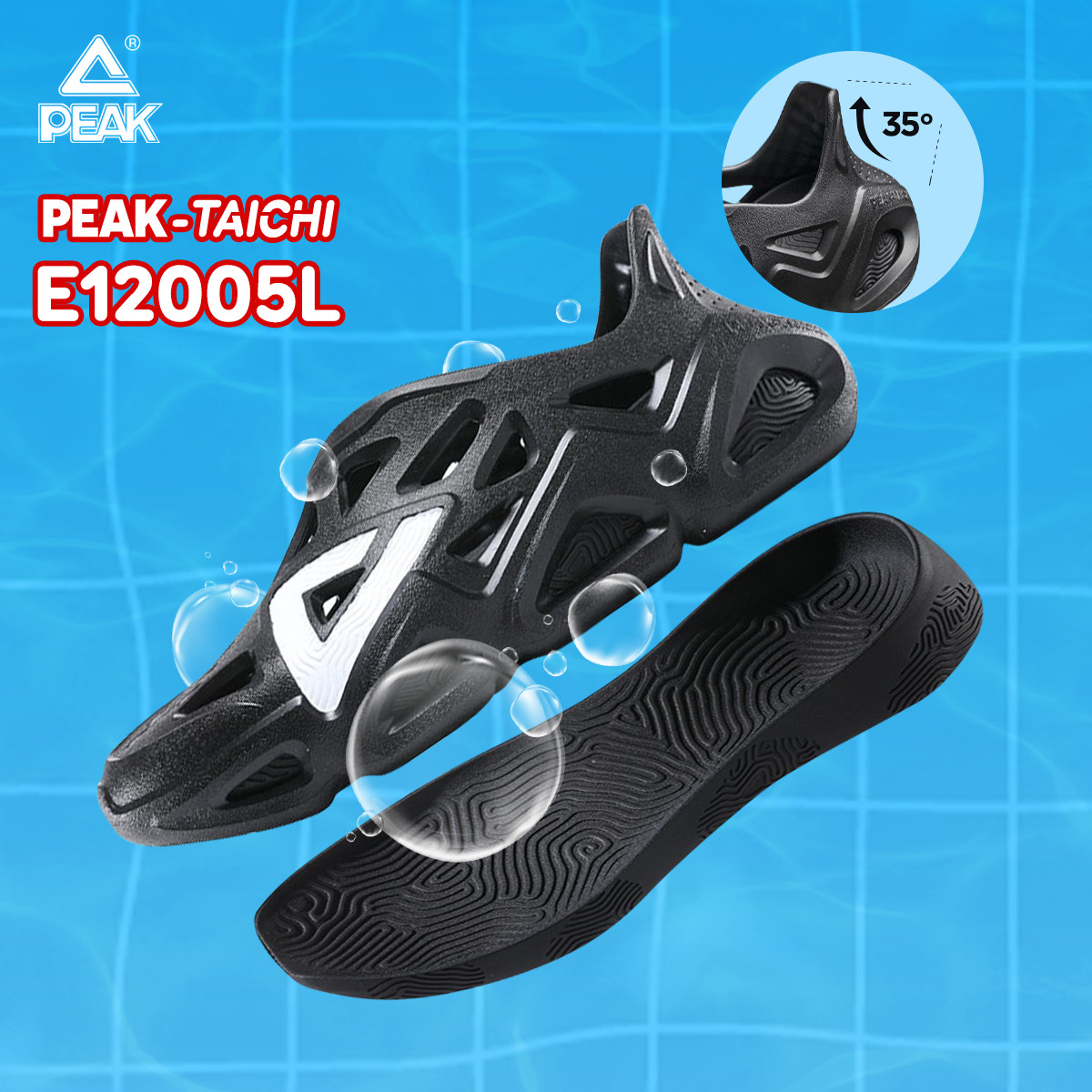 Dép Nam PEAK TAICHI VOID SANDALS E12005L