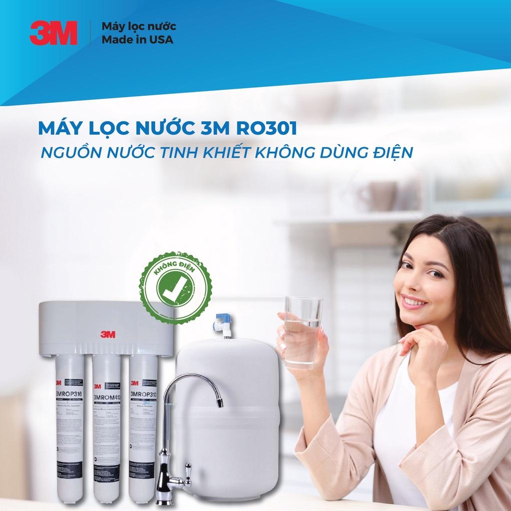 Hình ảnh Máy lọc nước 3M RO 301 Cao Cấp Không Dùng Điện Công Suất 5.678L - Hàng Chính Hãng