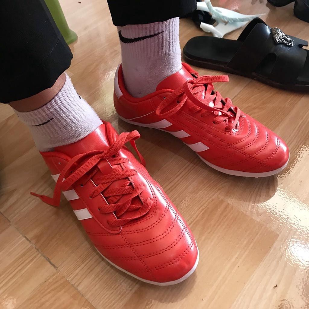 Giày bóng đá  3 sọc 2022 đỏ