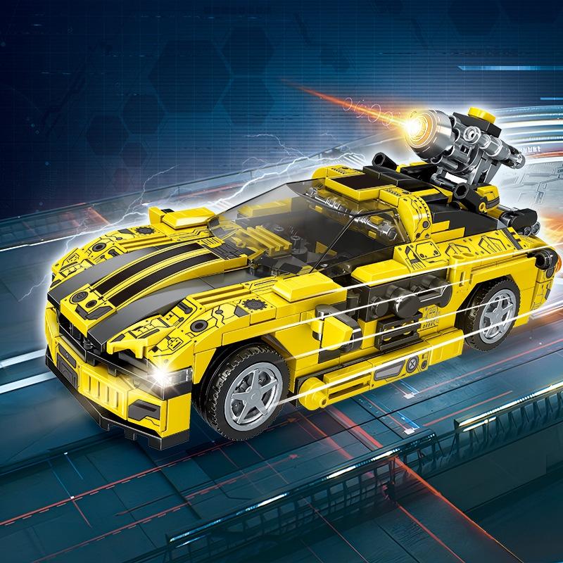 Đồ chơi Lắp ráp Robot Bumblebee, Lewan 7042 Autobot, Xếp hình thông minh, Mô hình người máy