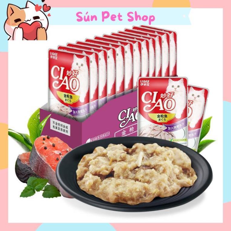 Pate Ciao dành cho mèo thơm ngon, bổ dưỡng (Gói 60g)