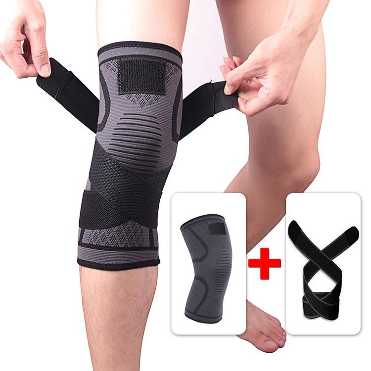 Băng đầu gối có dây - Băng Bảo Vệ Đầu Gối Tập GYM Cao Cấp