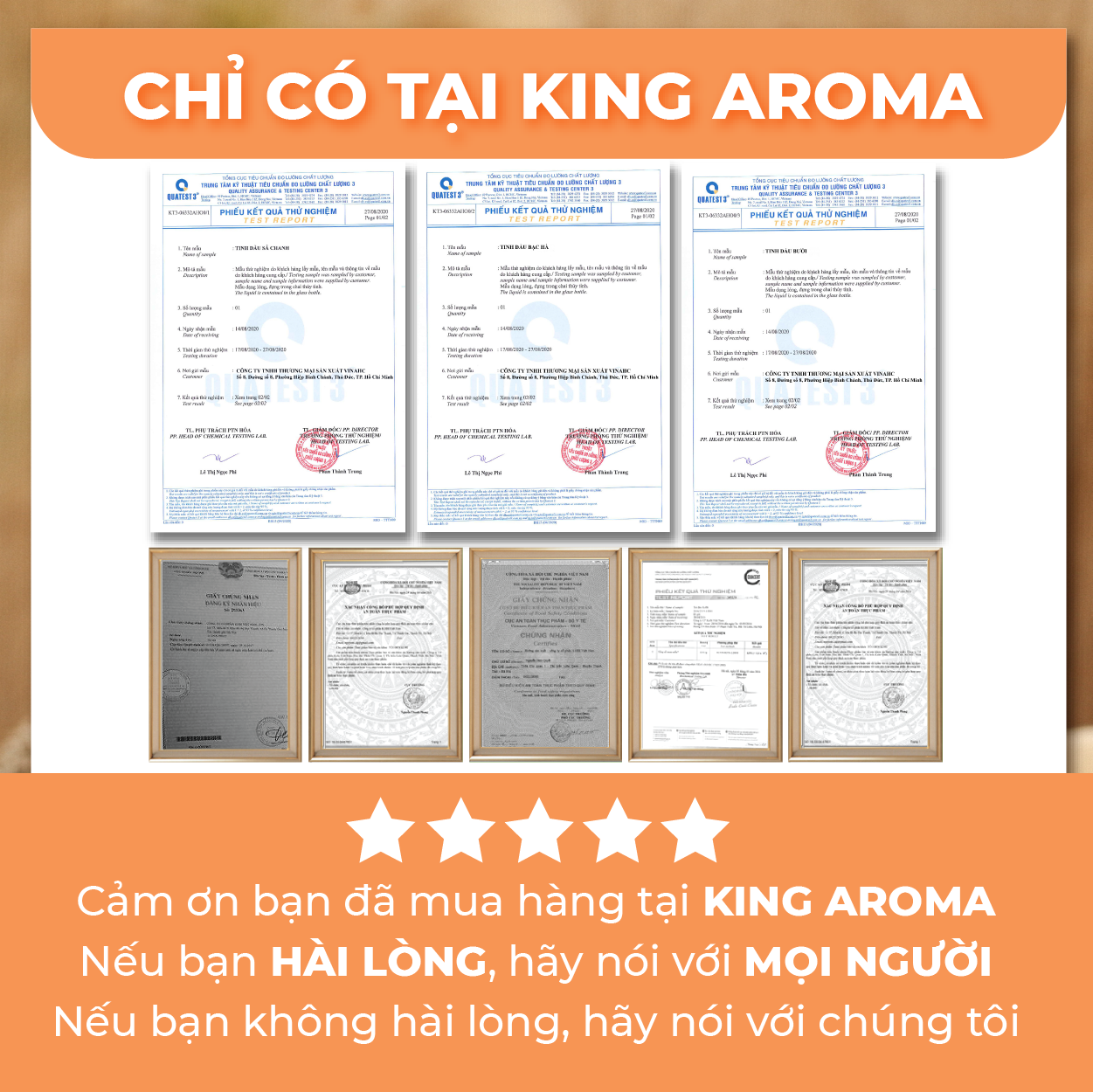 Tinh Dầu Thiên Nhiên Ngọc Lan Tây Anh KING AROMA mẫu thử 30ml/ 100ml - Tinh Dầu Nguyên Chất Xông Thơm Phòng/ Thư Giãn Tinh Thần/ Thích Hợp Dùng Với Đèn Xông và Máy Khuếch Tán