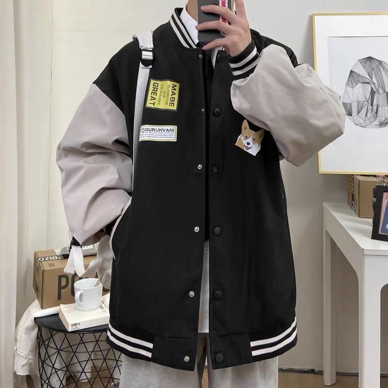 Áo khoác bomber dù in
