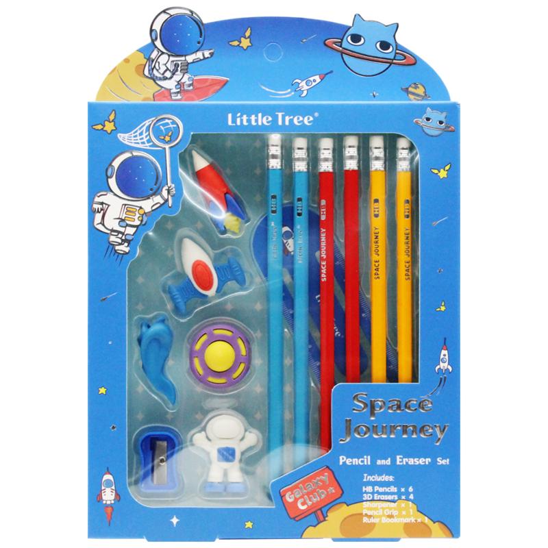 Bộ Dụng Cụ Học Tập Phi Hành Gia Space Journey - Little Tree GP8020-E (13 Chi Tiết)