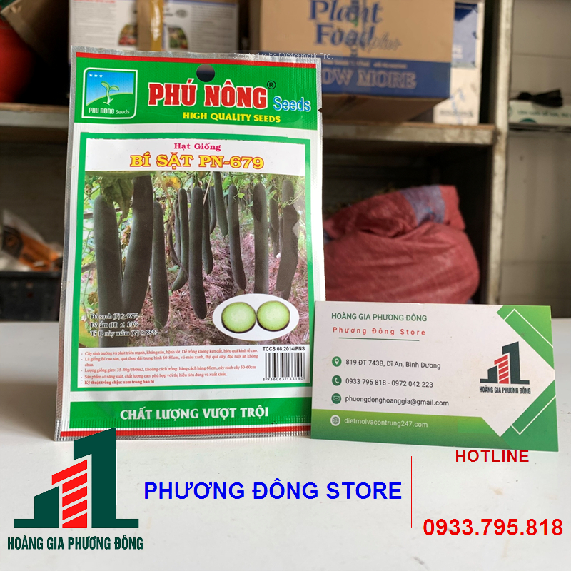 Combo 5-10 gói hạt giống bí sặt siêu trái, không kén đất
