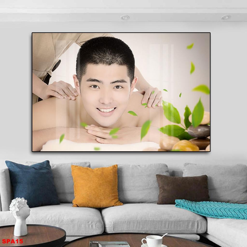 Tranh Treo Tường Gỗ Tráng Gương 3D Trang Trí SPA-Thảo Dược Đông Y, Rẻ Đẹp Sang Trọng-Hiện Đại TCD03
