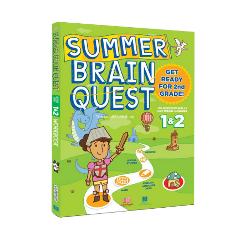 Sách - summer brain quest grade 1&amp;2 ( 6 - 7 tuổi )