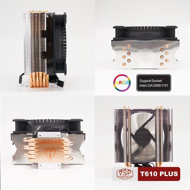 Quạt Tản Nhiệt Fan T610 PLUS (6U-12cm) Sync LED ARGB