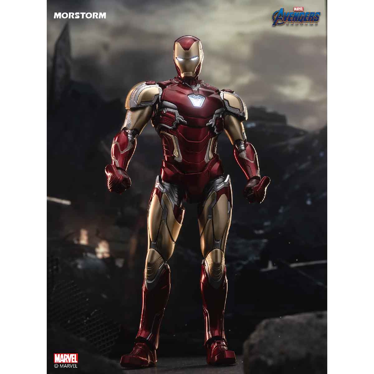 Đồ Chơi Mô Hình 1/14 Marvel Iron Man Lắp Ráp MK85 MORSTORM EM2388301
