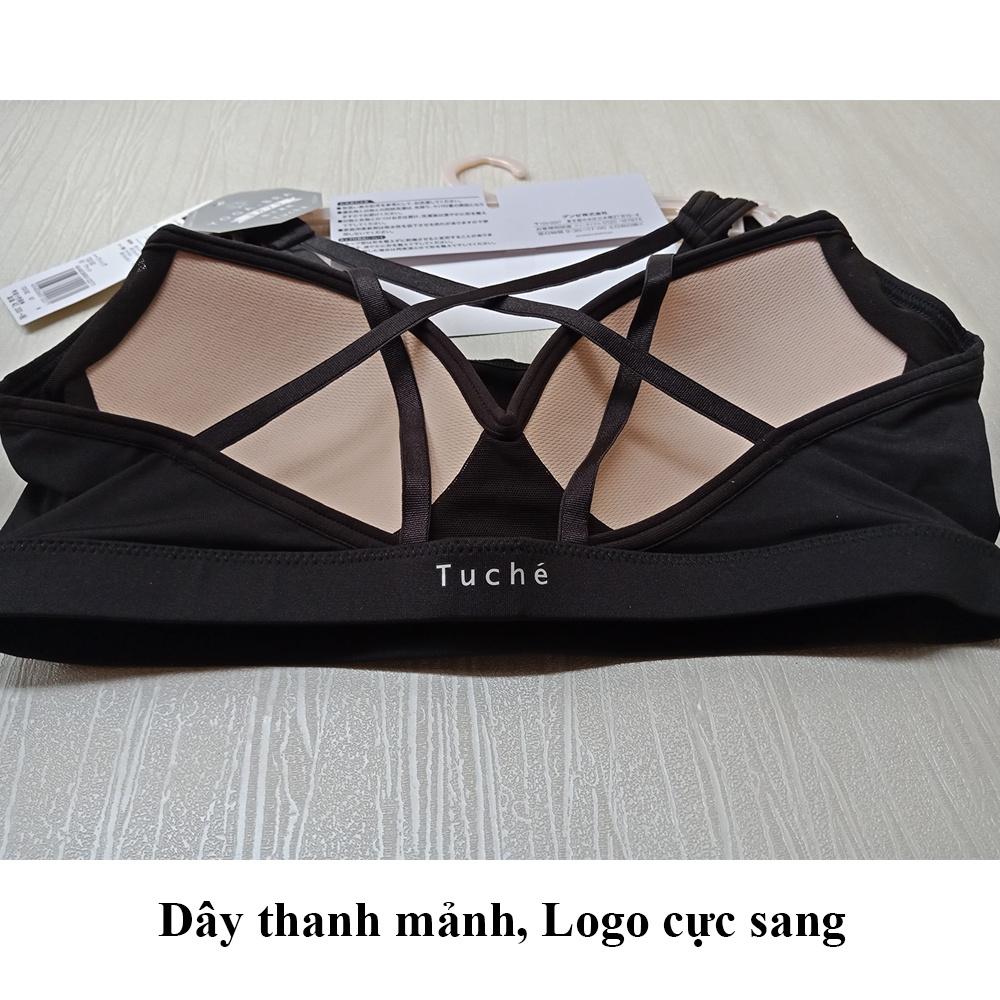 Áo tập Tuché thấm mồ hôi nhanh khô - Áo bra chính hãng Gunze Nhật Bản