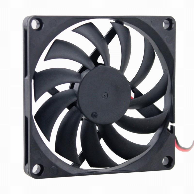 1 Pieces Gdstime DC 14V Two Wires 1Pin 8cm 80x80x1mm Brushless DC Cooling Fan 80mm x 1mm 801 Motor PC Computer CPU Cooler