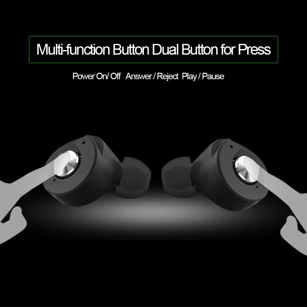 Tai nghe Bluetooth 4.1 In-ear Stereo Deep Bass không dây Yuer True