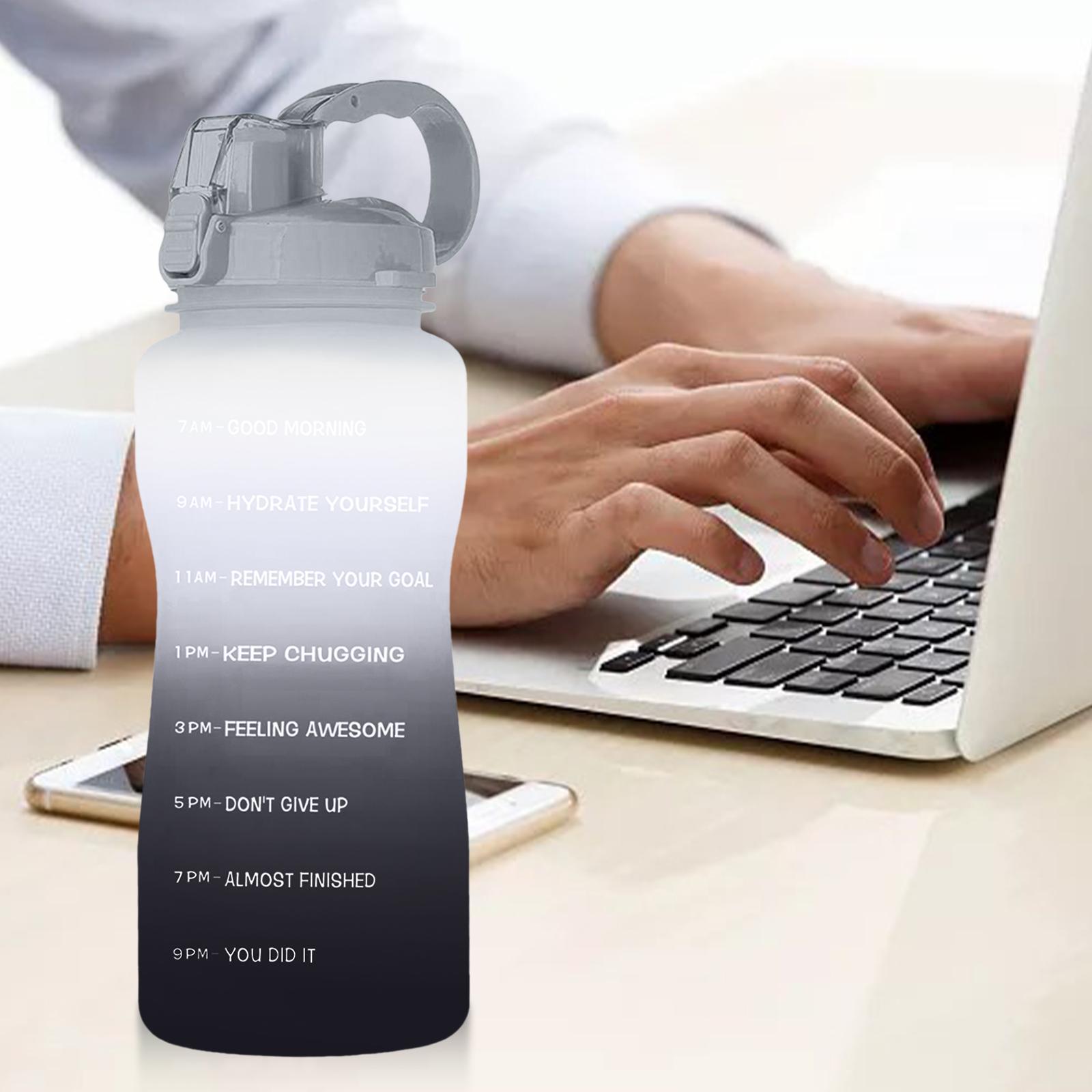 2.2 Litre Motivational Water Bottle Sports Drinking Bottle for Fitness Birthday Gifts