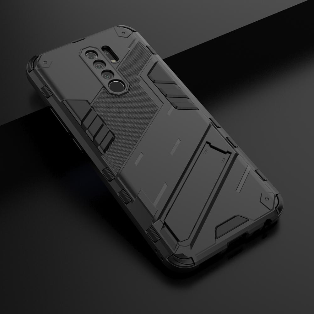 Ốp lưng Xiaomi Redmi 12C 10 10C A1 10A 9C 9 9A chống sốc có giá đỡ Iron Man PUNK cao cấp siêu đẹp