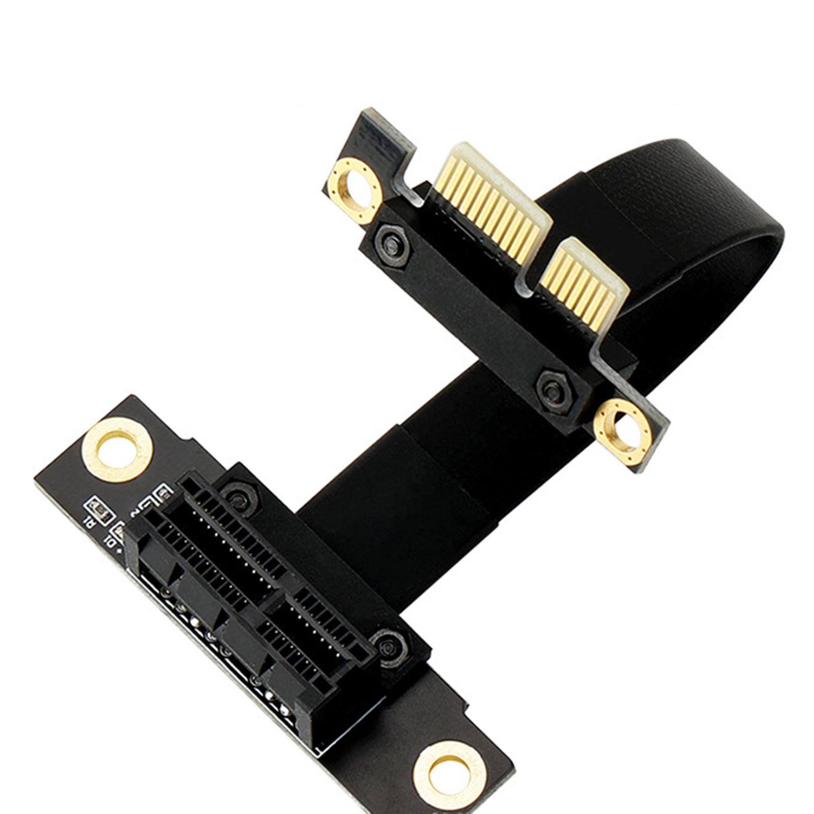 PCIe X1 X4 Expansion Card Cable Adapter Converter 5cm
