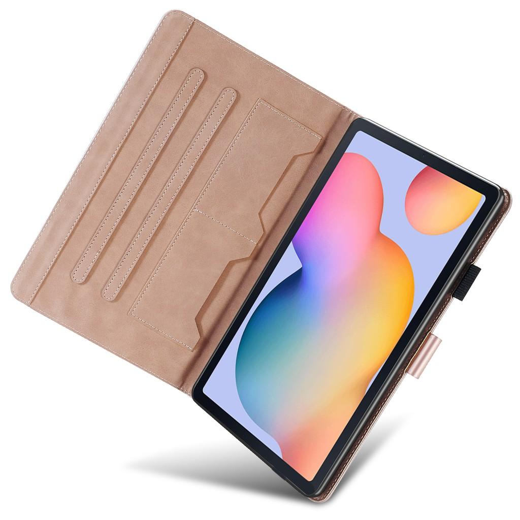 Bao dao máy tính bảng PU viền Silicon mềm cho SAMSUNG GALAXY TAB S6 LITE 10.4" SM-P610 SM-P615