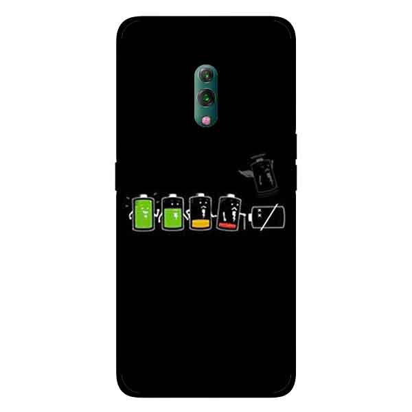 Ốp Lưng in cho Oppo K3 Mẫu Nguồn Pin - Hàng Chính Hãng