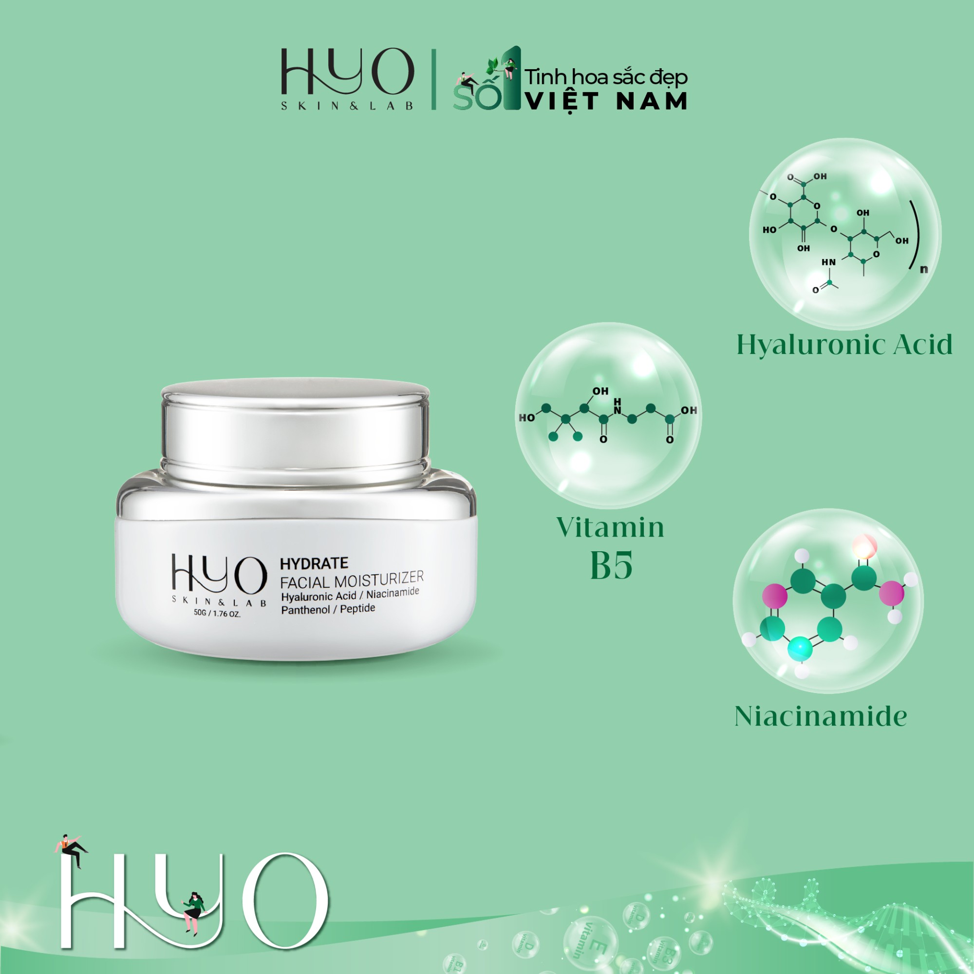 KEM DƯỠNG ẨM VÀ LÀM TRẮNG MỊN DA HYO - Dành Cho Ban Ngày