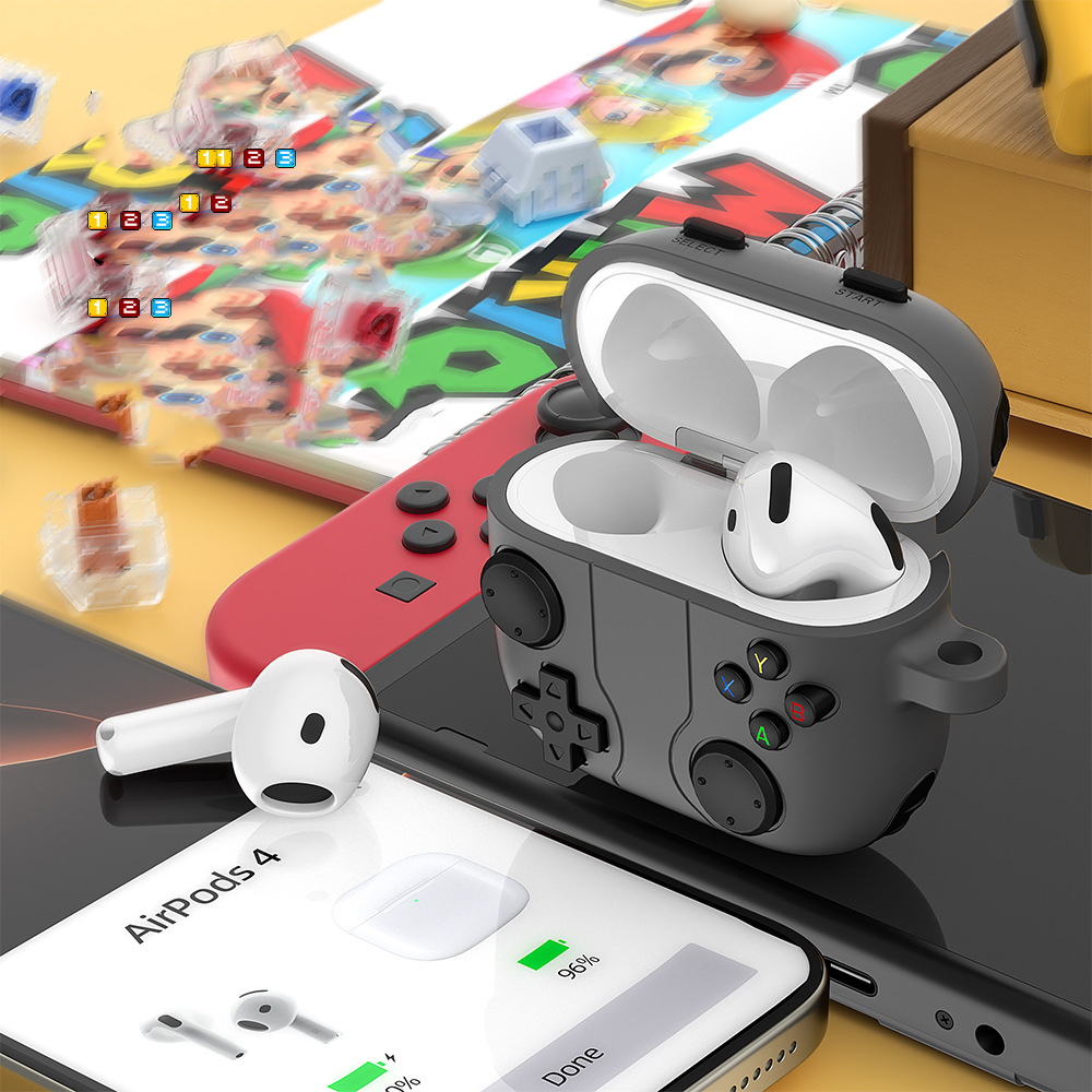 Bao Case Ốp Kiểu Tay Cầm Game cho Airpods 4 - Hàng Chính Hãng