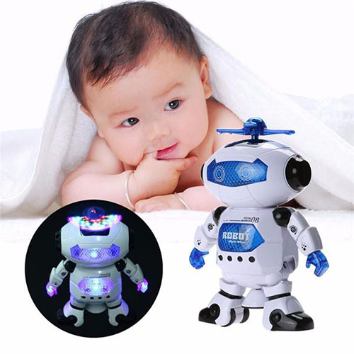 Robot Thông Minh Nhảy Múa Hát Xoay 360 Độ