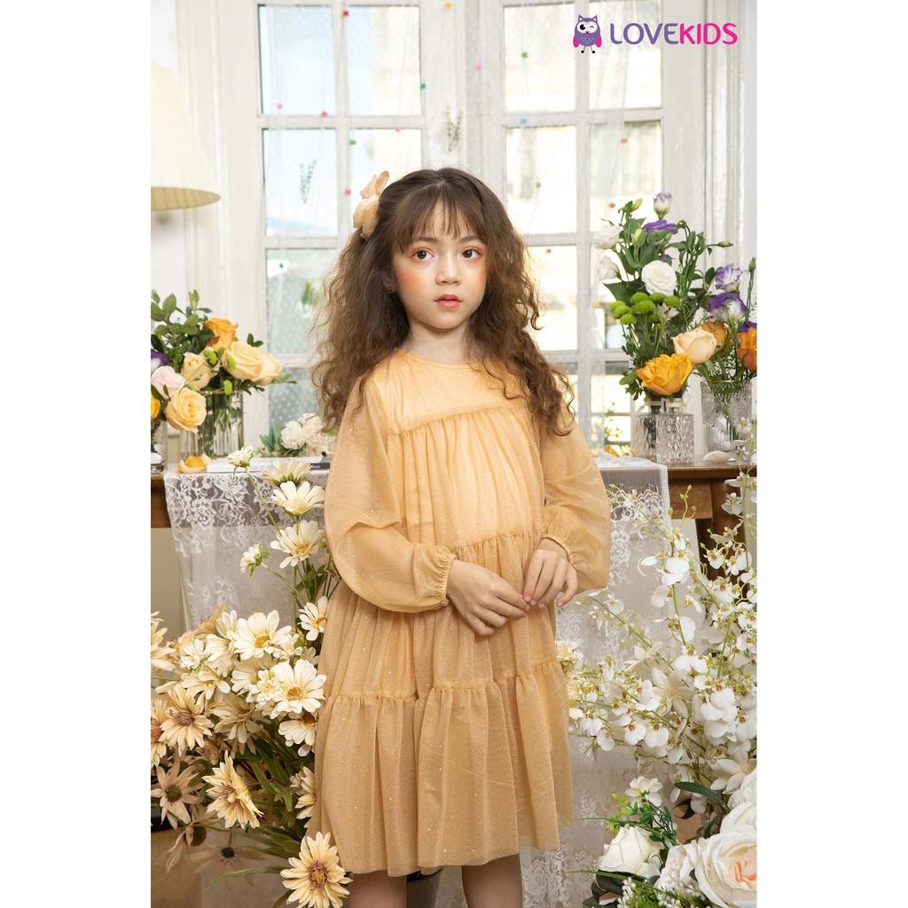 Váy công chúa babydoll kim tuyến GMG20DR029/ LKG20DR029 - Lovekids