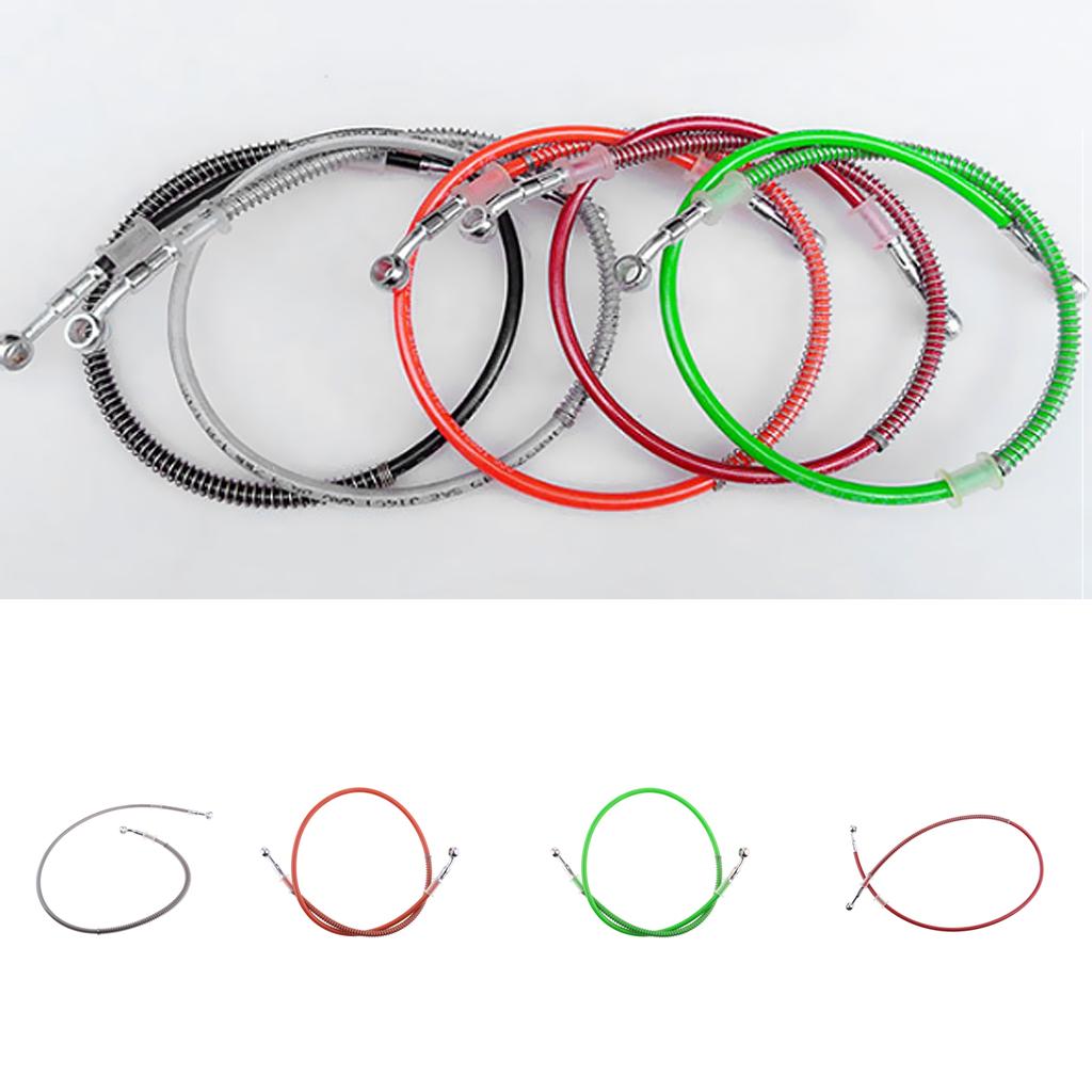 Motorcycle Braided Stainless Steel Brake Oil Hoses Line Pipe 1000mm