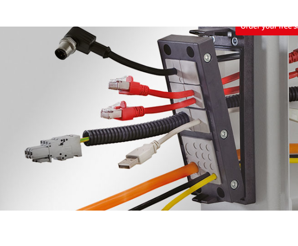 Icotek KEL-E | Split cable entry frames || Khung vào cáp có thể tách ra (không bao gồm option KT grommet giữ cáp --&gt; order riêng tùy kích thước cáp thực tế)