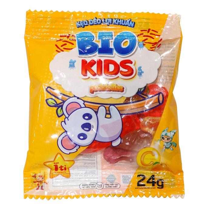 Kẹo Dẻo Lợi Khuẩn BIO KIDS Giúp Trẻ Ăn Ngon, Tiêu Hóa Tốt - Combo 10 Gói x 24g Tiện Lợi