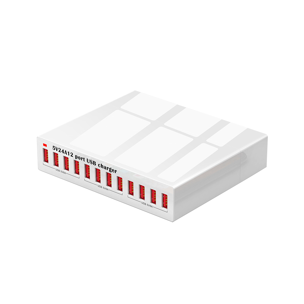 Bộ Sạc Nhanh X6 12 Cổng USB 5V24A Công Suất Cao Cho Điện Thoại Di Động / Máy Tính Bảng
