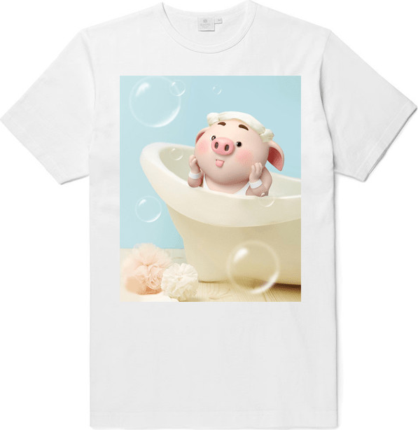 Áo thun heo Hồng đẹp cotton dày dặn đủ size 5-110kg - HH019