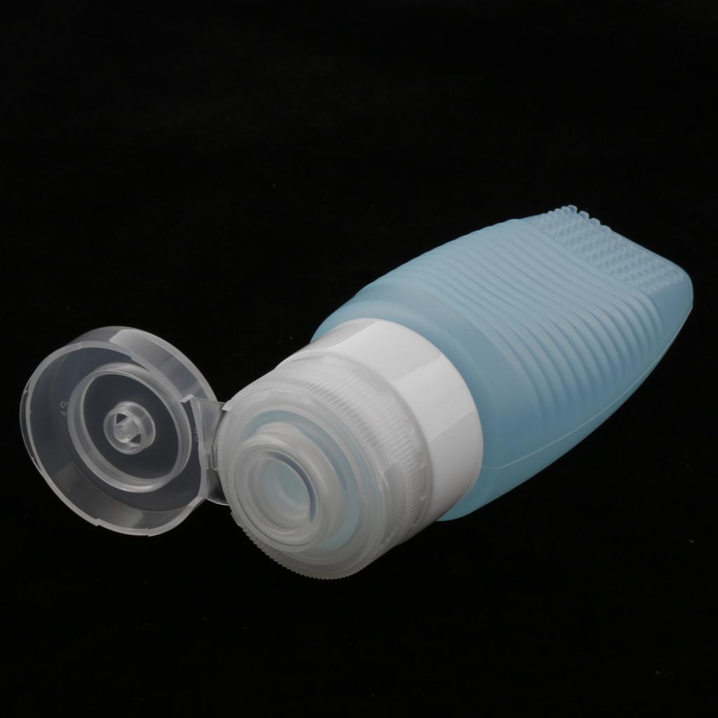 Silicone Refillable Empty Bottle Travel Bottle Empty Bottles Sample Bottle Purple/Light Green/Light Blue/Light Orange